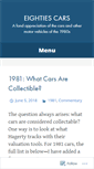 Mobile Screenshot of eightiescars.com